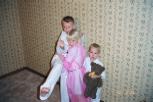 Showing off Halloween costumes