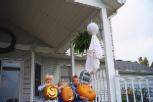Barely got in this shot...see the ghost!