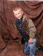 Josh's 2nd grade picture...do not adjust your set